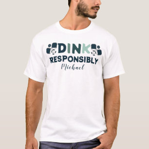 Paddleball Dink Responsibly Men's T-shirt