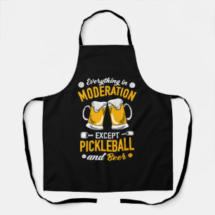 Paddleball Tennis - Badminton Pickleball and Beer Apron