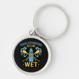 Paddleboard Paddleboarding Keychain