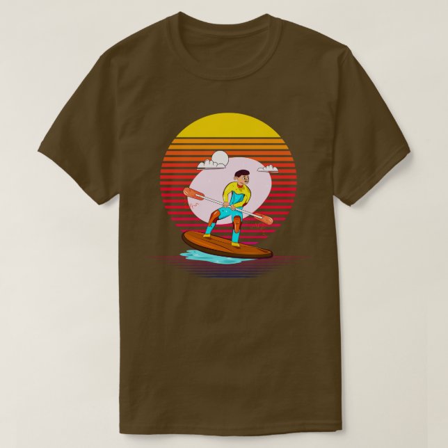 Paddleboarding Vapour T-Shirt (Design Front)