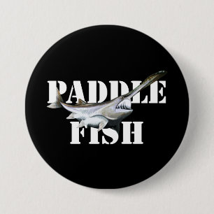 Paddlefish 3 Inch Round Button