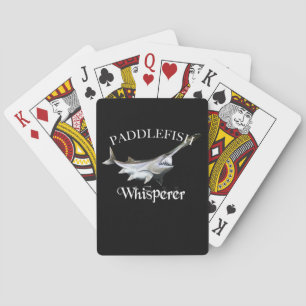 Paddlefish Whisperer Playing Cards