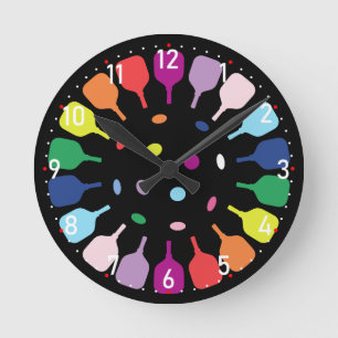 Paddlepalooza O’Clock Pickleball Round Clock