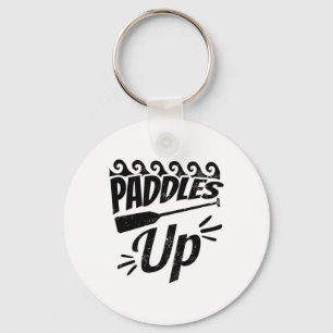 Paddles Up Design Dragon Boat Keychain