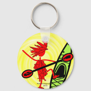 Paddles Well With Other Keychain