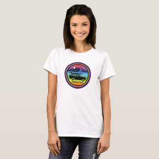Paddling Dogs Purple Rainbow Logo T T-Shirt