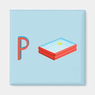 Paddling Pool Fridge Magnet