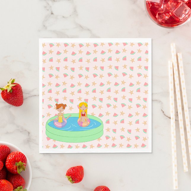 Paddling Pool Paper Napkins (Creator Uploaded)