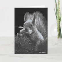 Paddy Cake, Squirrel Folded Card