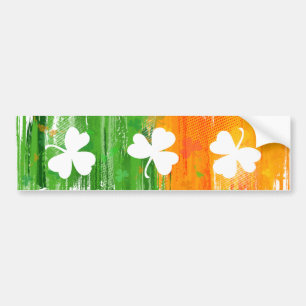 Paddy Ink Lucky Clovers bumper sticker