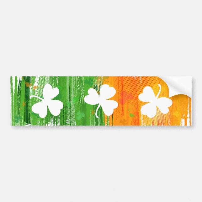 Paddy Ink Lucky Clovers bumper sticker (Front)
