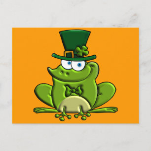Paddy O'Frog Postcard