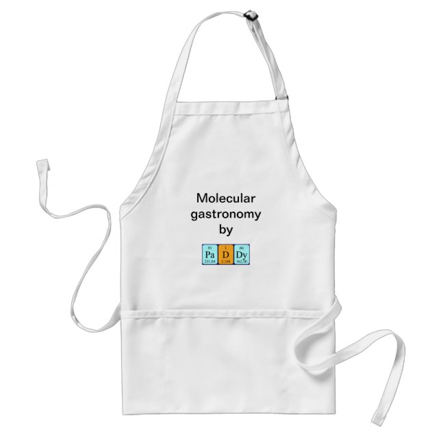 Paddy periodic table name apron (Front)