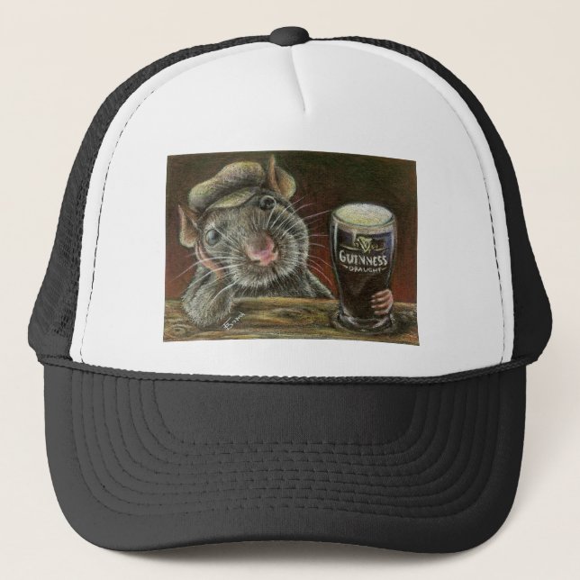 Paddy the rat trucker hat (Front)