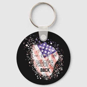 Paddy's Back Funny Trump1 Keychain
