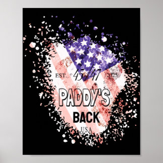 Paddy's Back Funny Trump1  Poster