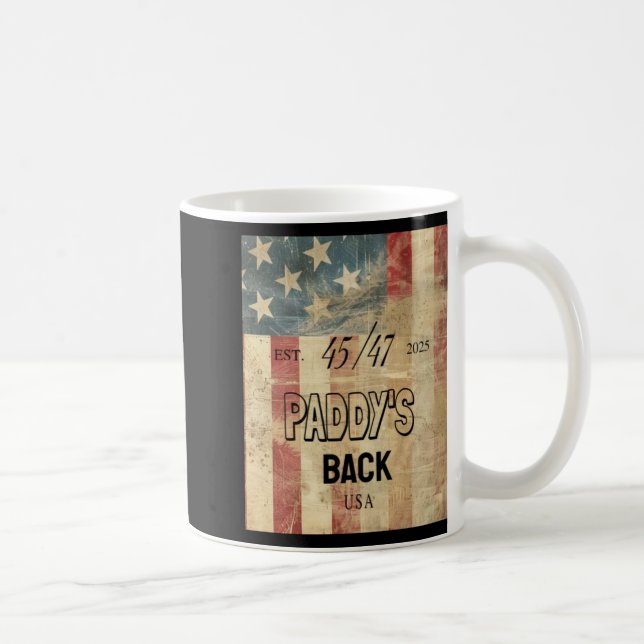 Paddy's Back Funny Trump2  Coffee Mug (Right)