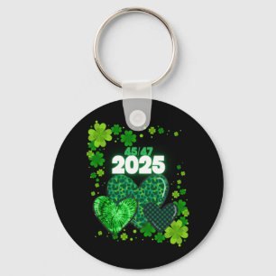 Paddy's Back Funny Trump Keychain