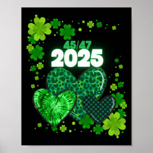 Paddy's Back Funny Trump  Poster