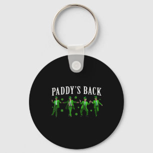 Paddys Back Funny Trump St Patricks Day Irish Sham Keychain