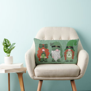 Paddy's day leprechaun's lumbar pillow