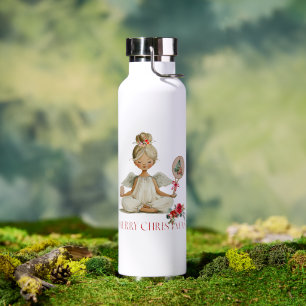 Padel Christmas Water Bottle – Padel Holiday Angel