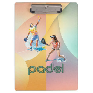 Padel Clipboard – Vibrant Padel Style