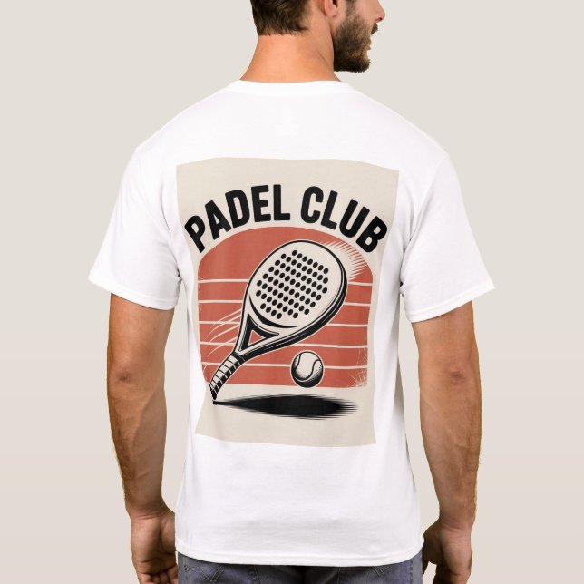 Padel club, Padel Tennis T-Shirt (Dos)