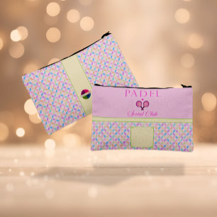 Padel Cosmetic Bag - Social Club Brights & Pink