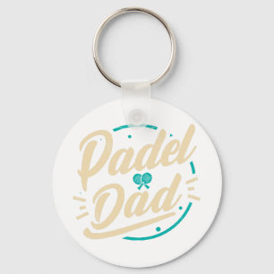 Padel Dad Platform Tennis Paddleball Padel  Keychain