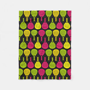 Padel Glow & Throw Fleece Blanket