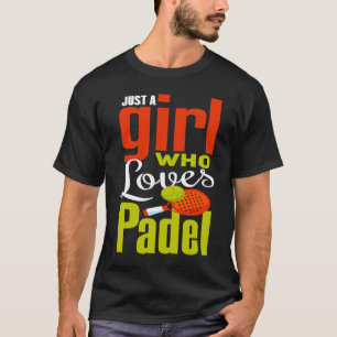 Padel I Love Sport Padel Girls Padel Player T-Shirt