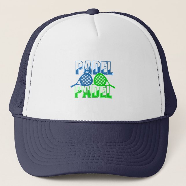 PADEL LOVER SPORTS PLAYER TRUCKER HAT (Front)
