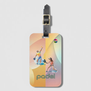 Padel Luggage Tag: Vibrant Style Collection Vol.1 Tag