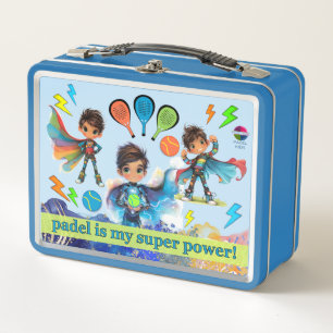 PADEL LUNCHBOX - PADEL BOYS SUPERHEROES in BLUE