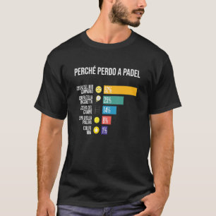 Padel Man Paddle Tennis   For Paddlists T-Shirt