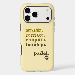 Padel Phone Case-Word Vibe Yellow Gold