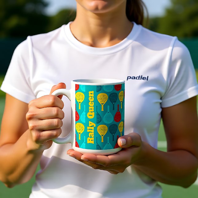 Padel Racket Fuel, custom text Coffee Mug (Padel Racket Fuel, custom text Coffee Mug)