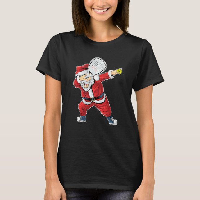 Padel Santa Claus Dabbing Padel Sweat de Noël (Devant)