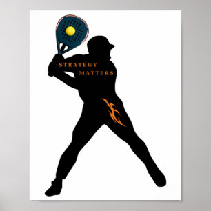 Padel - Strategy S Sticker  Poster