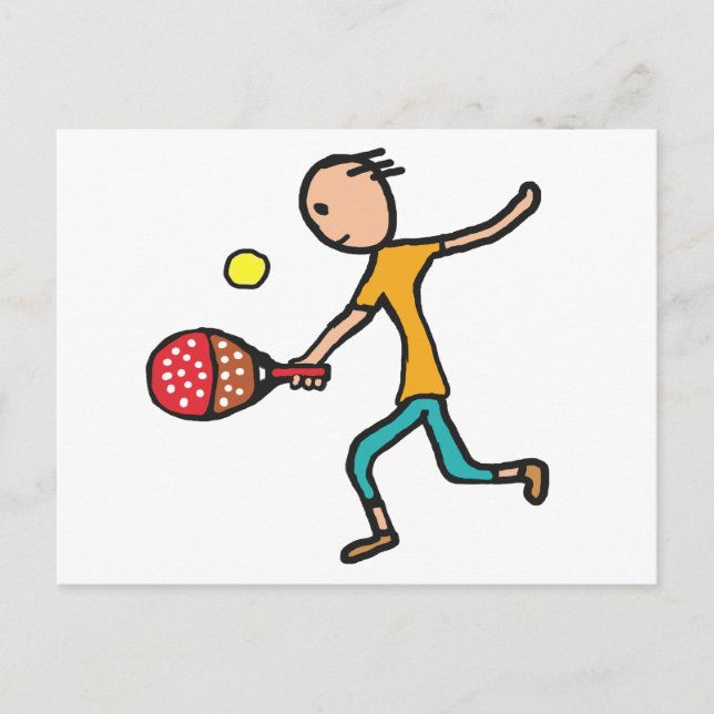Padel Tennis Postcard (Front)