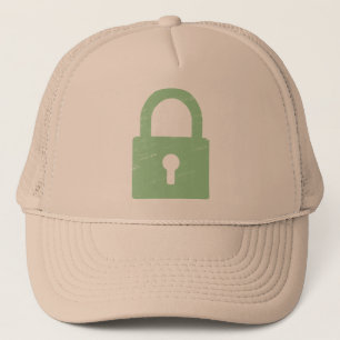 Padlock Textured - Various Colours Available Trucker Hat