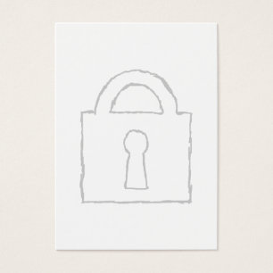 Padlock. Top Secret or Security Icon.