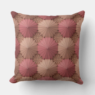 Padma Radiant Grid 3D Batik Motif Throw Pillow