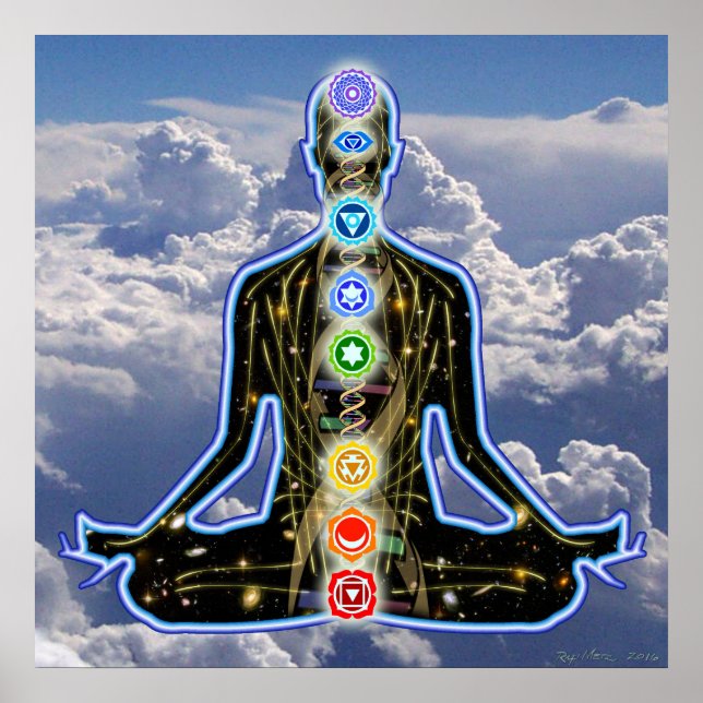 Padma Sky and Galaxies Poster (Front)