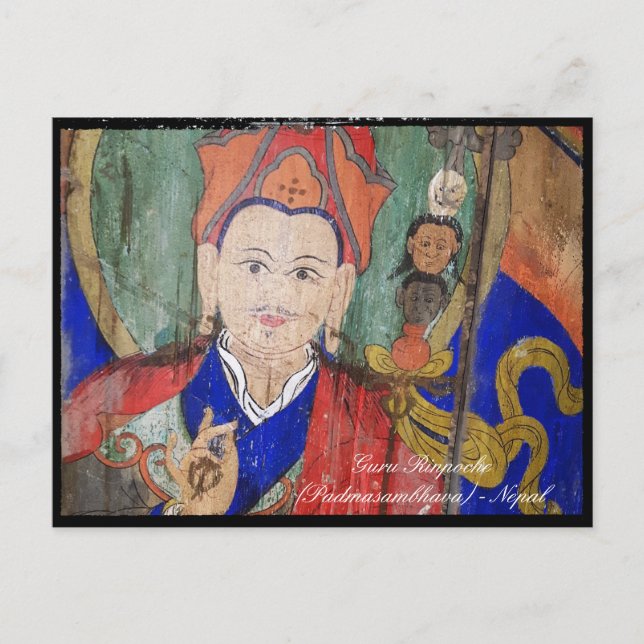 Padmasambhava, Guru du Tibet - Himalayas Carte pos (Devant)