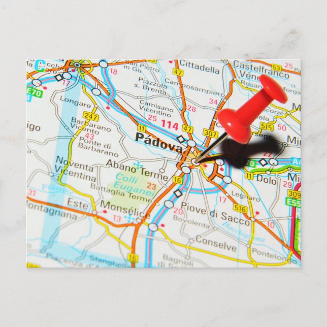 Padova, Italy Postcard (Front)