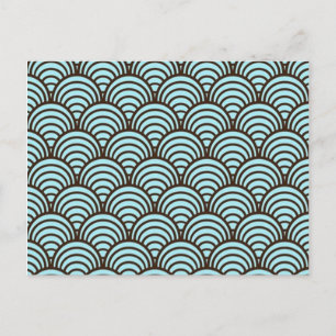 padrão em forma geometrica postcard