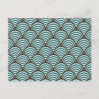 padrão em forma geometrica postcard