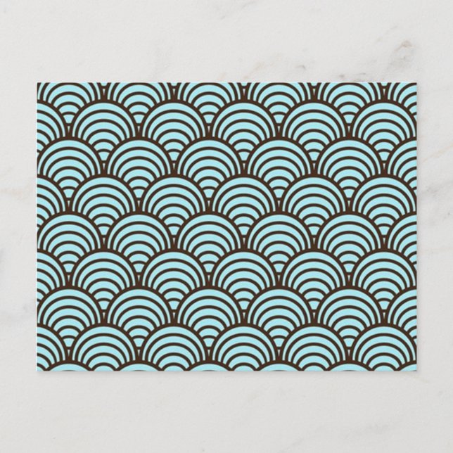 padrão em forma geometrica postcard (Front)